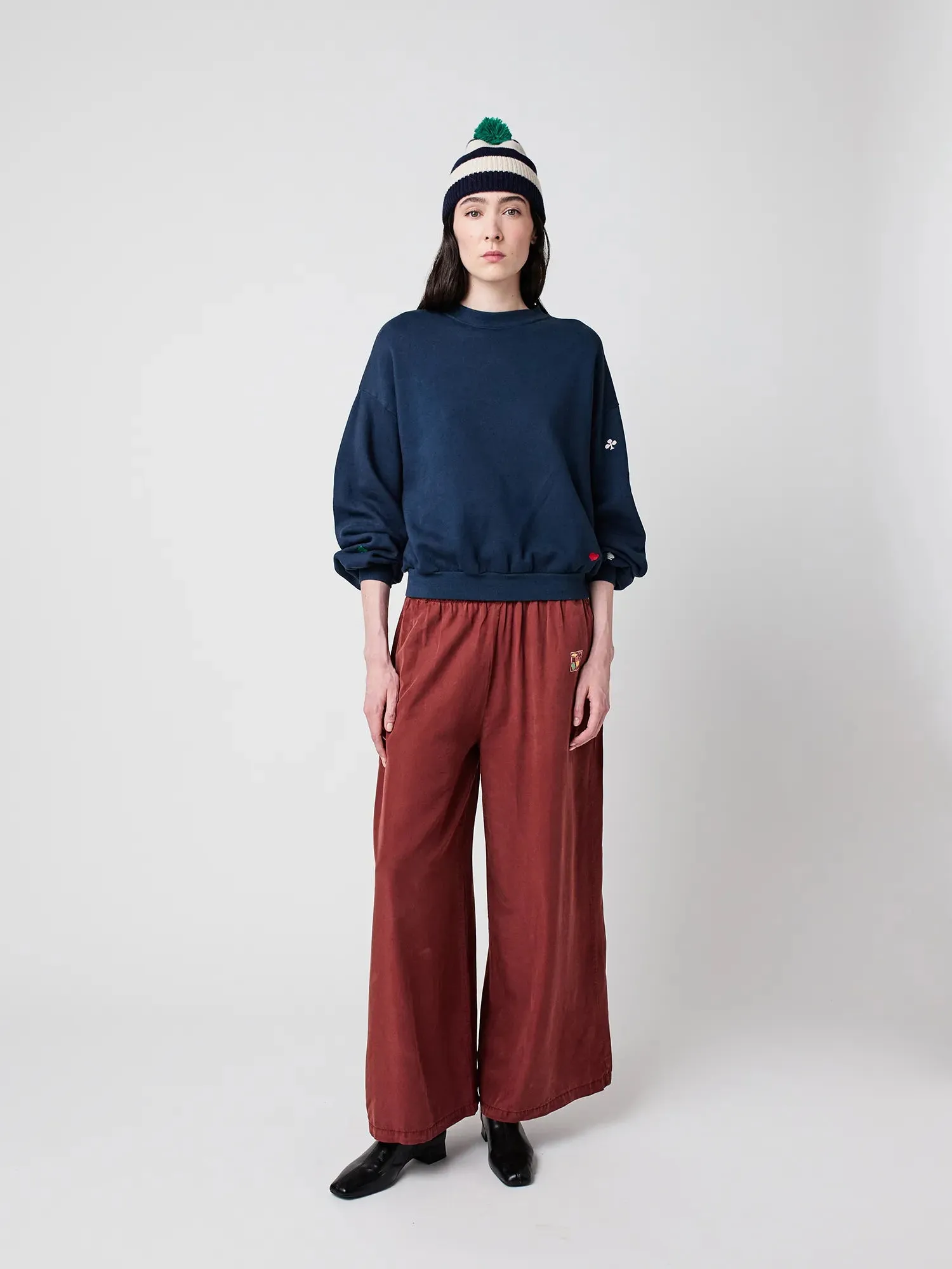 Navy relaxed sweatshirt sold by Bobo Choses product image thumbnail 4