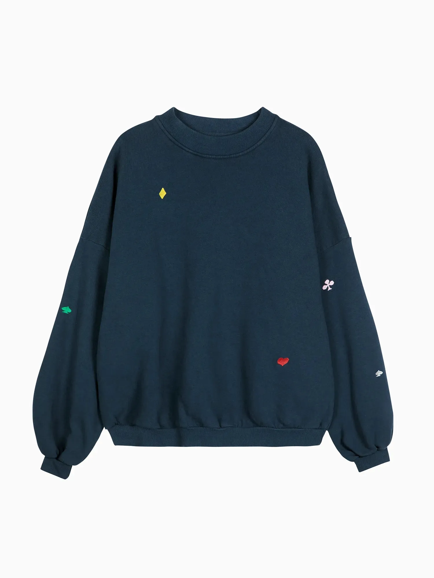 Navy relaxed sweatshirt sold by Bobo Choses
