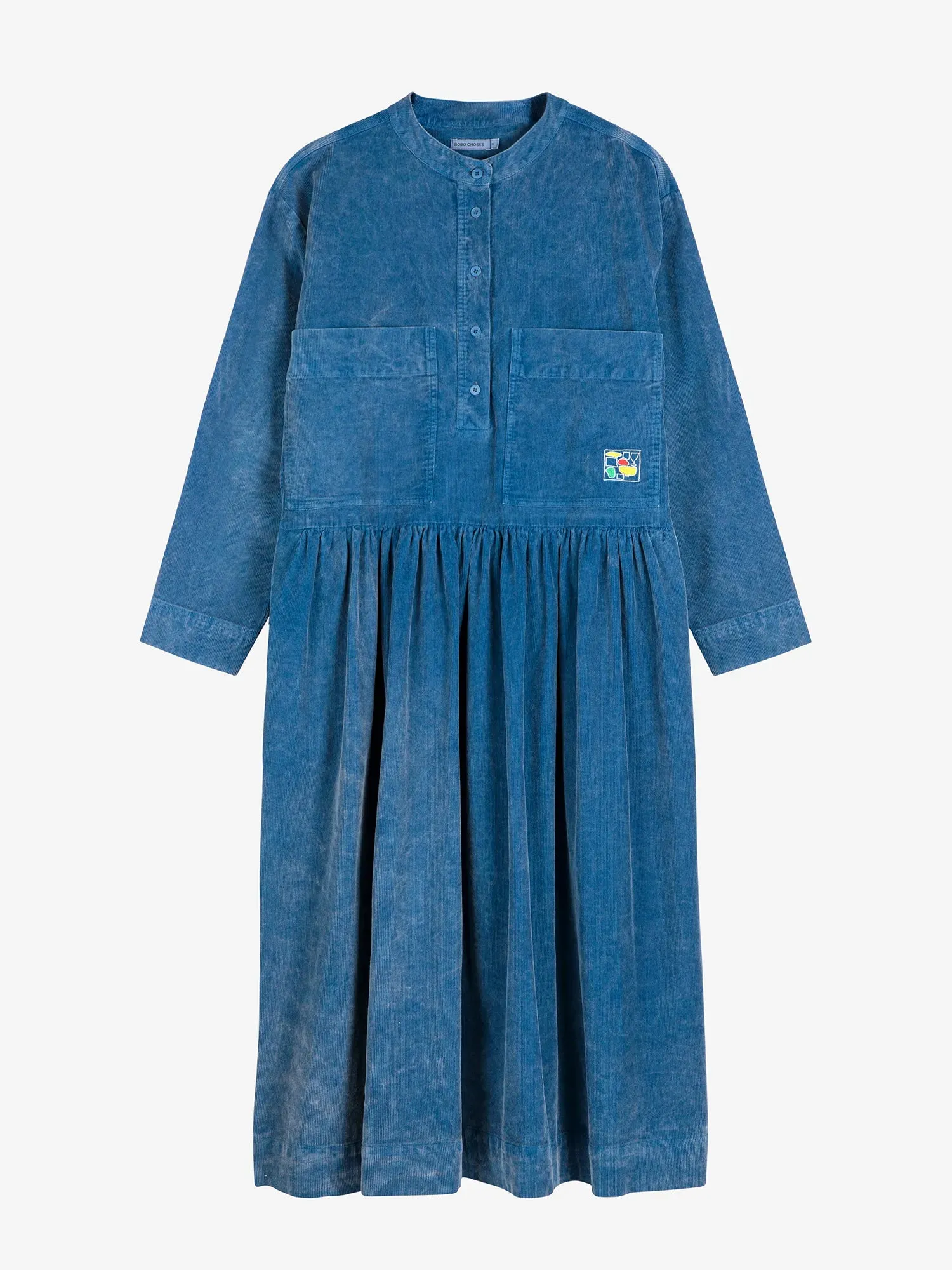 Blue corduroy relaxed dress sold by Bobo Choses product image thumbnail 2