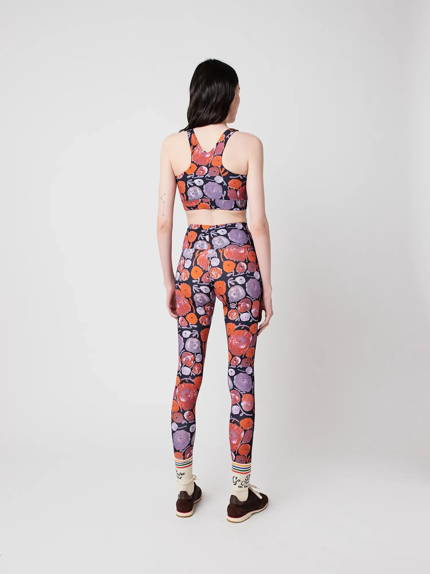 Dahlia pattern sporty leggings sold by Bobo Choses product image thumbnail 5