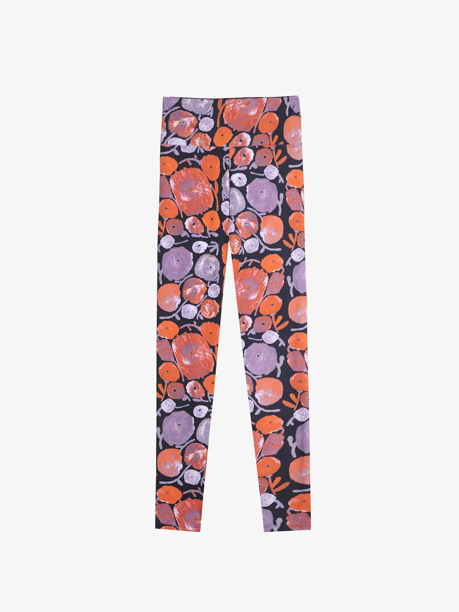 Dahlia pattern sporty leggings sold by Bobo Choses