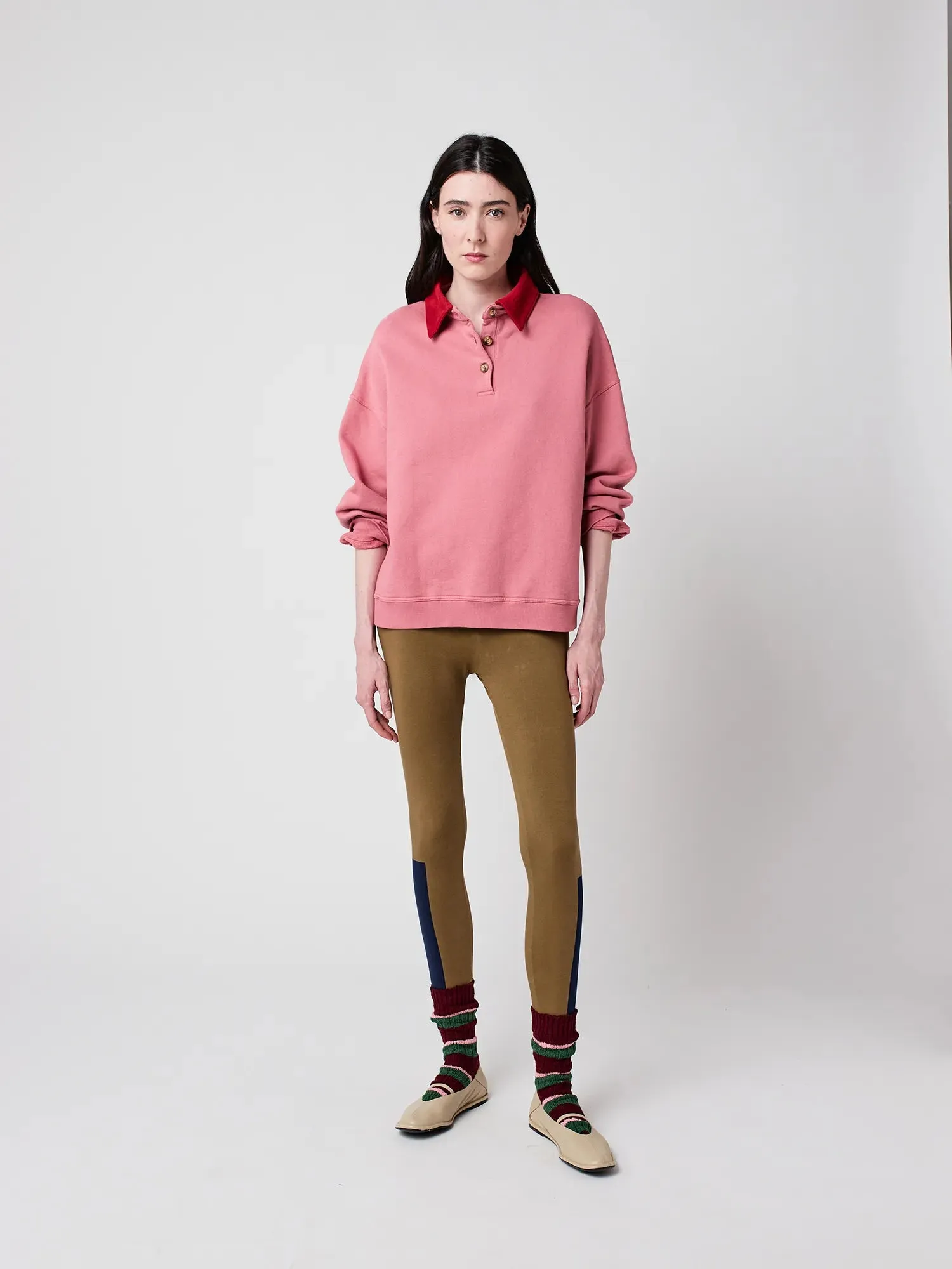 Colour block polo oversize sweatshirt sold by Bobo Choses product image thumbnail 4