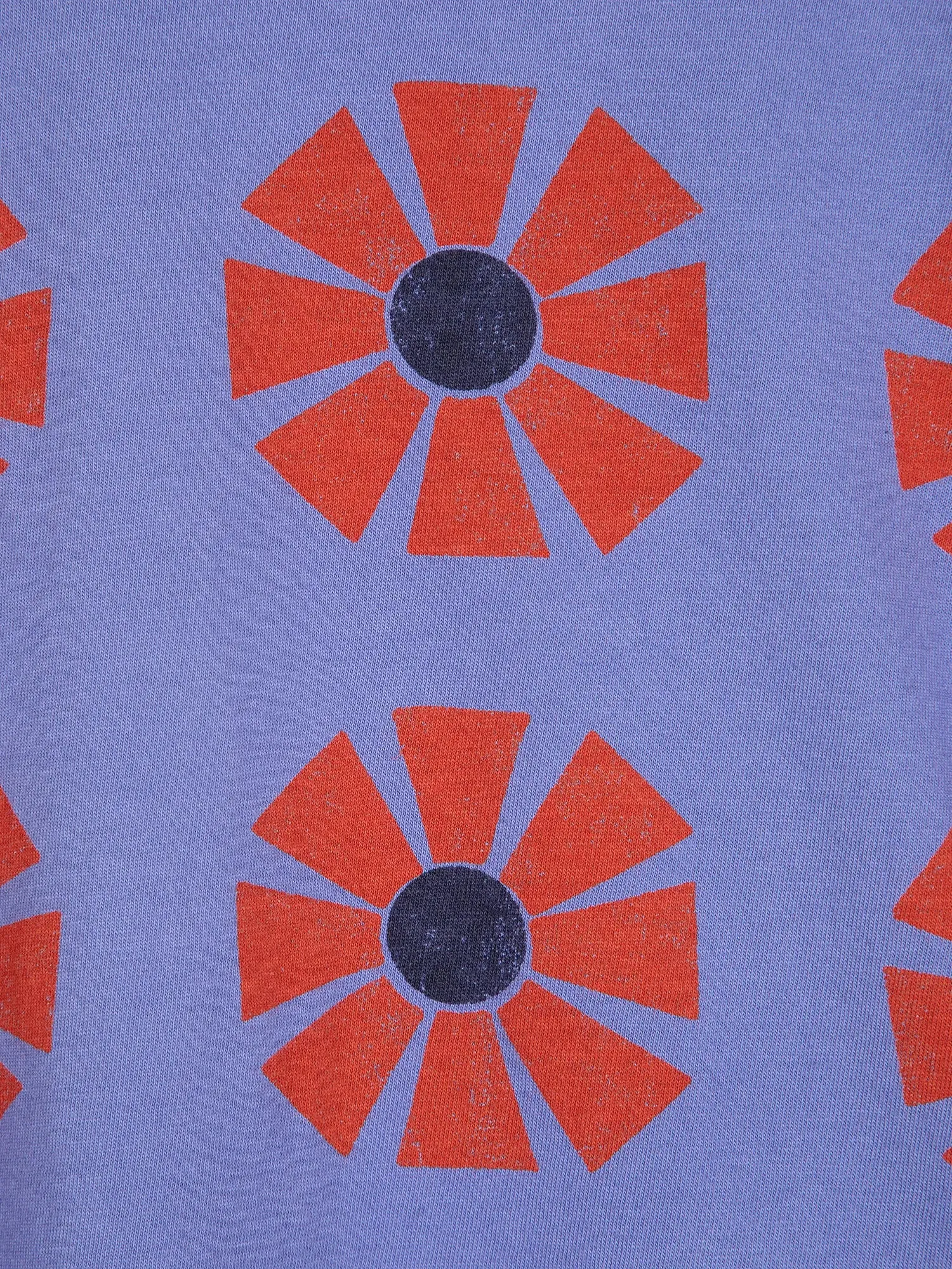 Flower pattern fitted T-shirt sold by Bobo Choses product image thumbnail 4