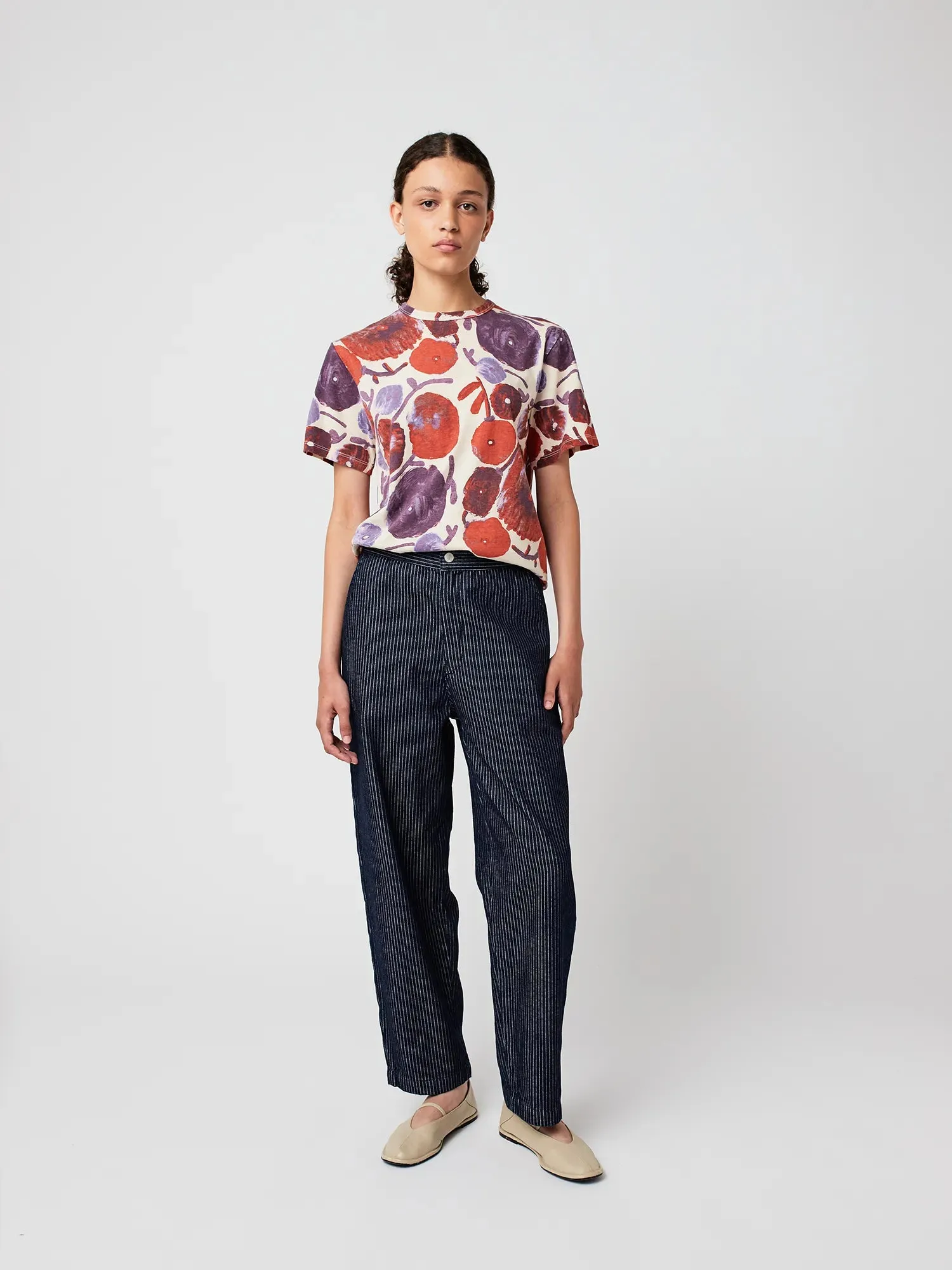 Dahlia pattern fitted T-shirt sold by Bobo Choses product image thumbnail 5