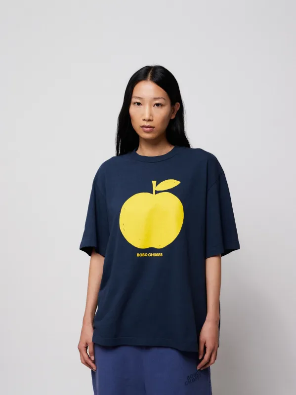 Poma navy relaxed T-shirt sold by Bobo Choses