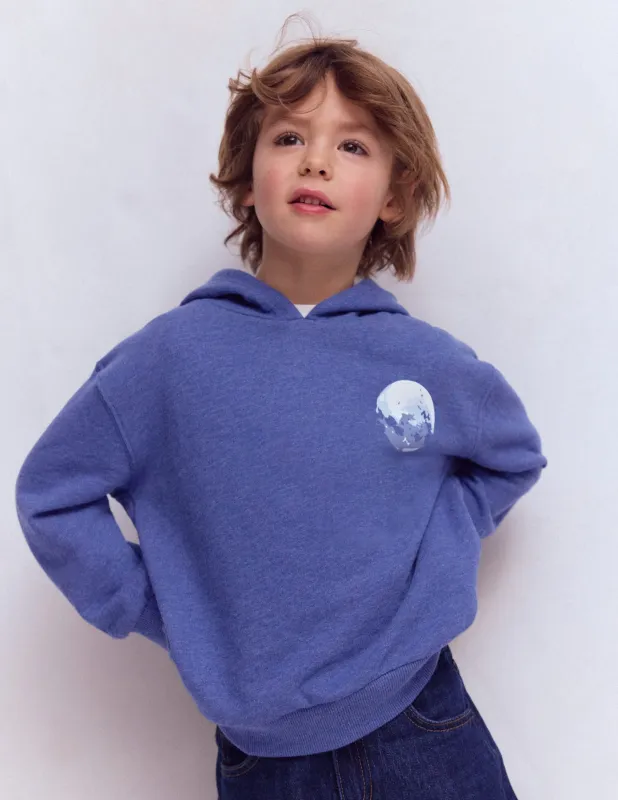 Kapuzenpullover vorn und hinten bedruckt-Mondphasen sold by Boden