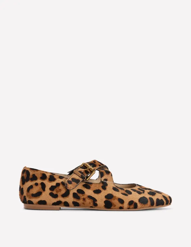 Mary Janes mit überkreuzten Riemen-Klassisches Leopardenmuster made by Boden