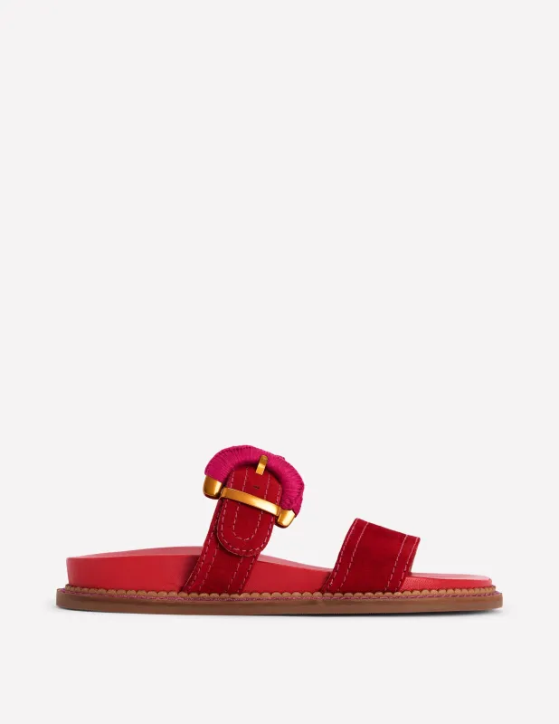Caryl Sandalen mit Doppelriemen-Briefkastenrot made by Boden
