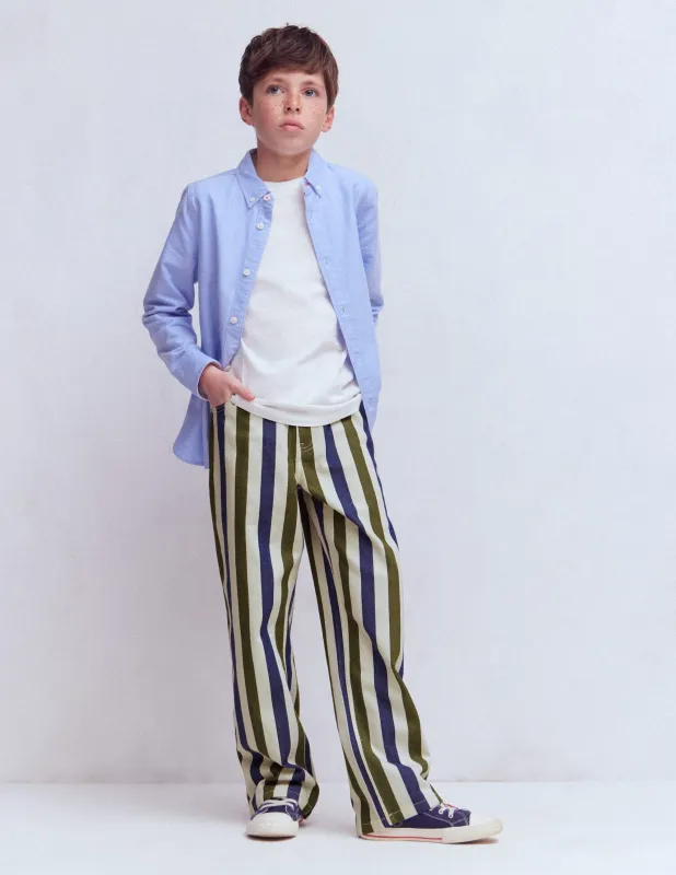 Lässige Jeans-Surf The Web-Blau und Wintermoos sold by Boden