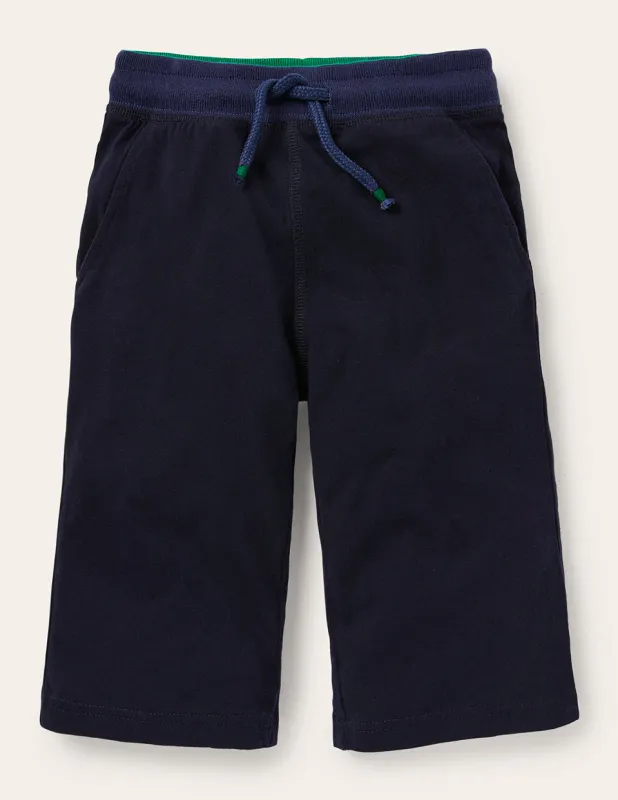Baggyshorts aus Jersey-Schuluniform-Marineblau sold by Boden