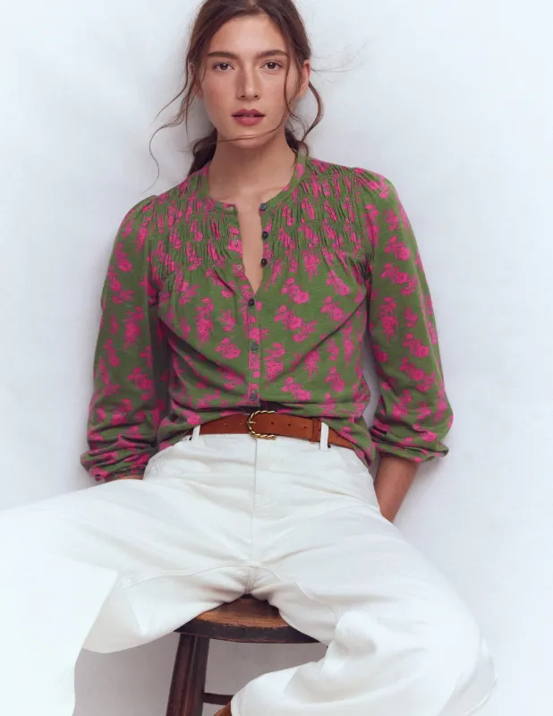 Mya Gesmoktes Jerseyhemd-Eintagsfliege, Blühender Zweig sold by Boden