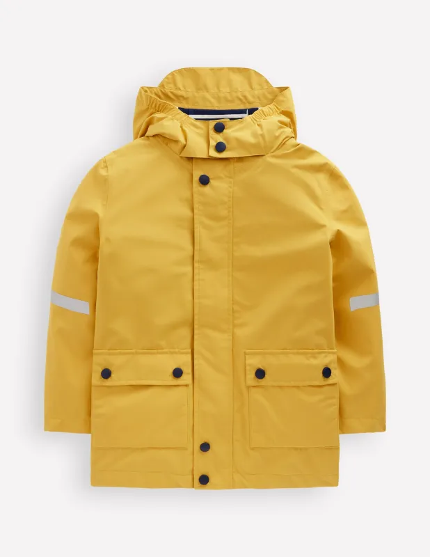 Wasserdichte Fischerjacke-Gelb made by Boden