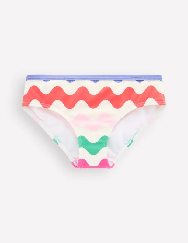 Gemusterte Bikinihose-Bunt Welle sold by Boden