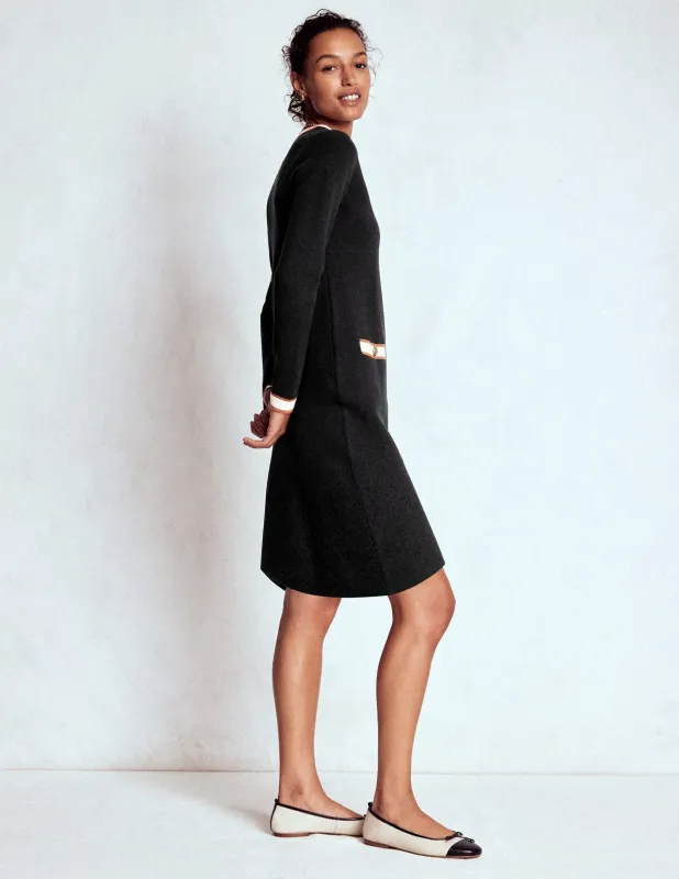 Holly Gestricktes Etuikleid-Schwarz made by Boden