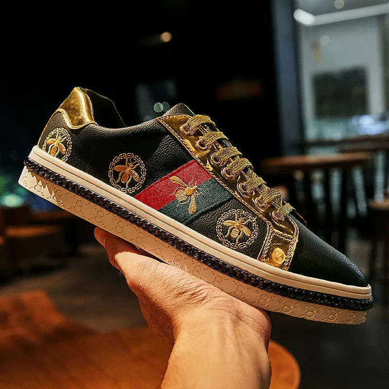Stylish Brand Embroidered Skateboarding Sneakers sold by Body Central product image thumbnail 3