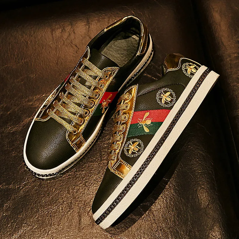 Stylish Brand Embroidered Skateboarding Sneakers sold by Body Central product image thumbnail 2