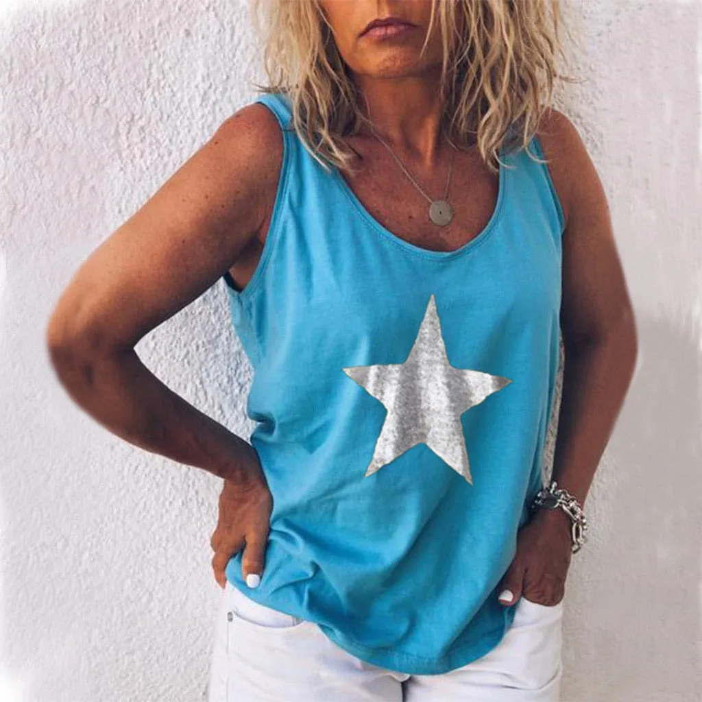 Loose Vest Round Neck Sleeveless Shirt sold by Body Central product image thumbnail 3