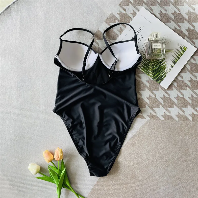 Push Up One Piece Swimsuit sold by Body Central product image thumbnail 5