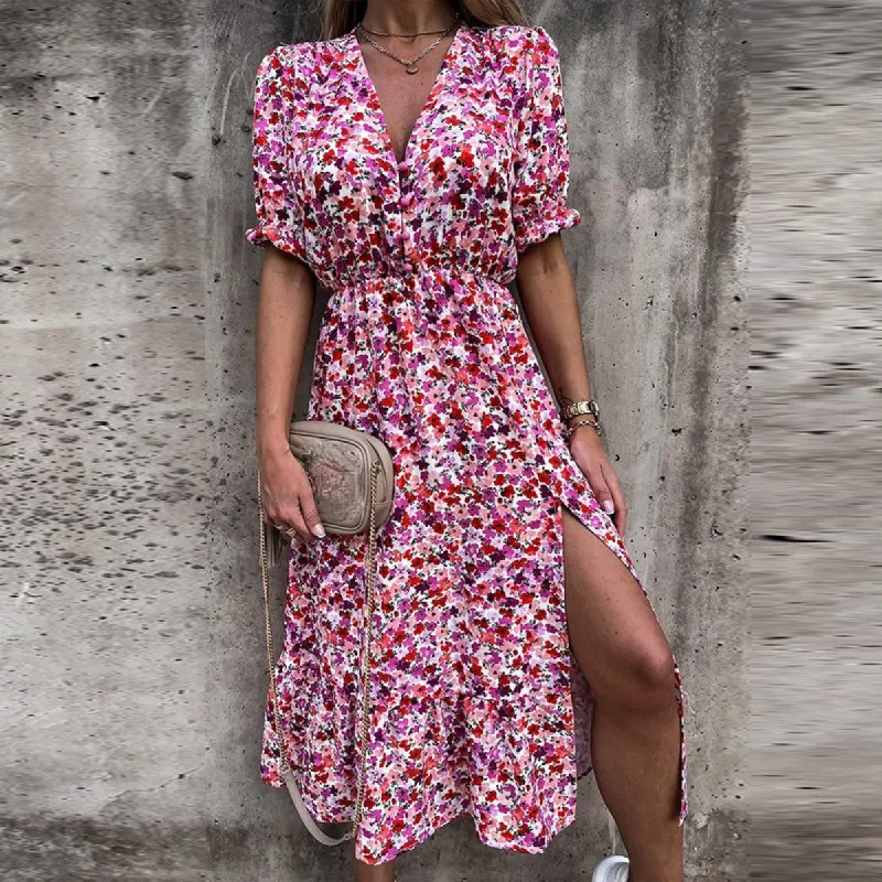 Elegant Long V Neck Dress sold by Body Central