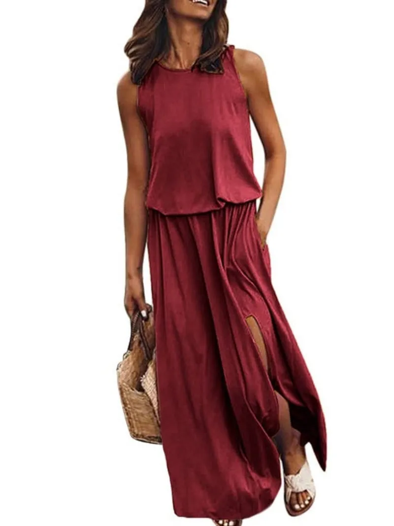 Casual Long Maxi Summer Dress sold by Body Central product image thumbnail 4