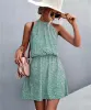 Short Mini Halter Boho Floral Dress sold by Body Central