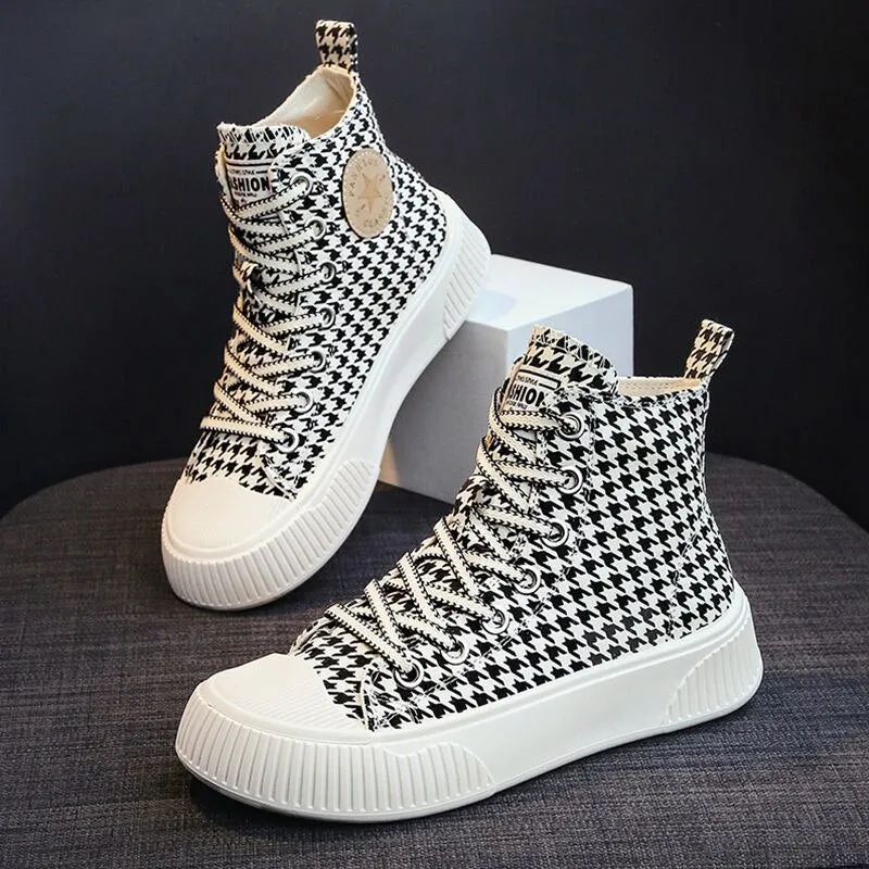 Canvas High-top Shoes sold by Body Central product image thumbnail 4