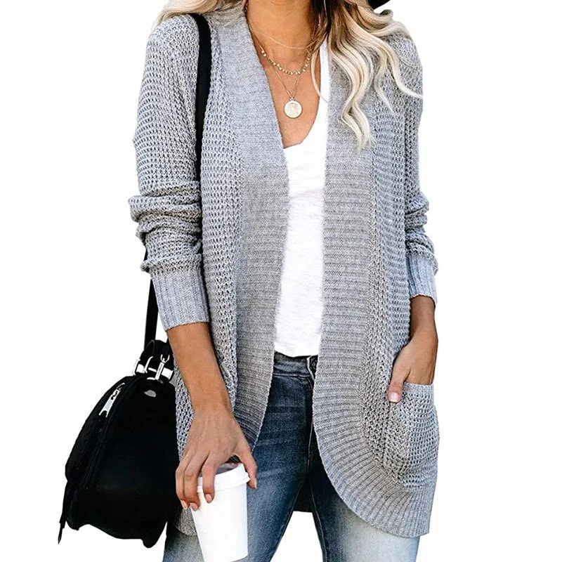 Knitted Double Pocket Cardigan sold by Body Central