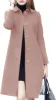Wool Mid Length Single Breasted Slim Blended Coat sold by Body Central