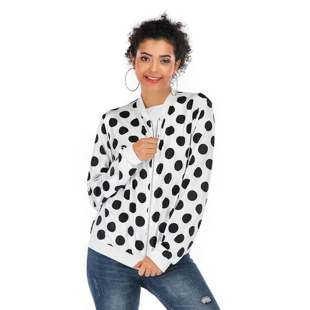 Floral Bomber Short Zipper Long Sleeve Jacket sold by Body Central product image thumbnail 5