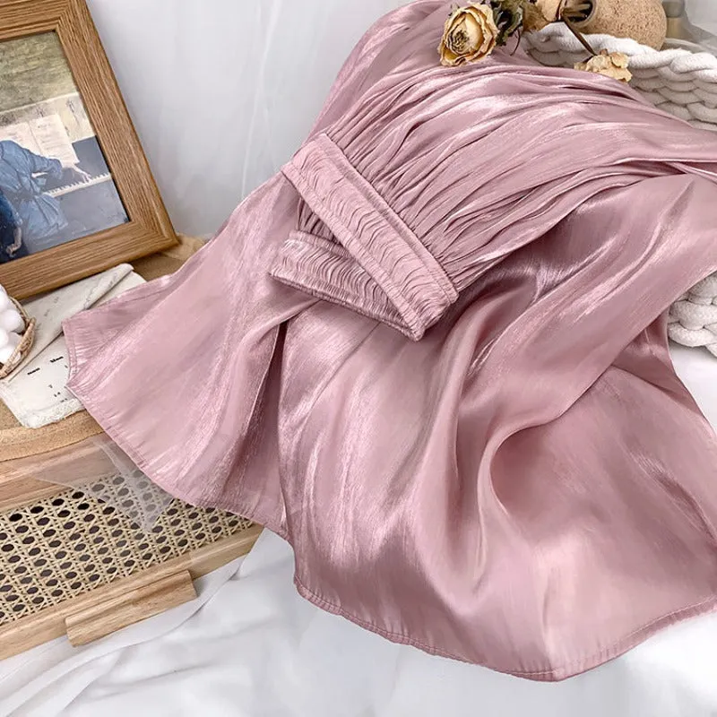 Elastic High Waist A-Line Midi Skirt sold by Body Central product image thumbnail 3