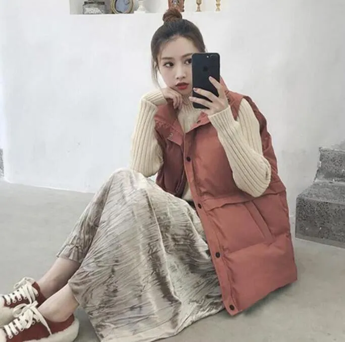 Sleeveless Vest Warm Down Cotton Padded Jacket sold by Body Central product image thumbnail 3