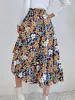 Elastic Waist Midi Skirt sold by Body Central