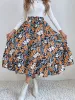 Elastic Waist Midi Skirt sold by Body Central