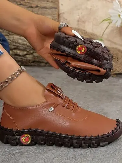 PU Leather Round Toe Slip-Ons sold by Body Central product image thumbnail 3