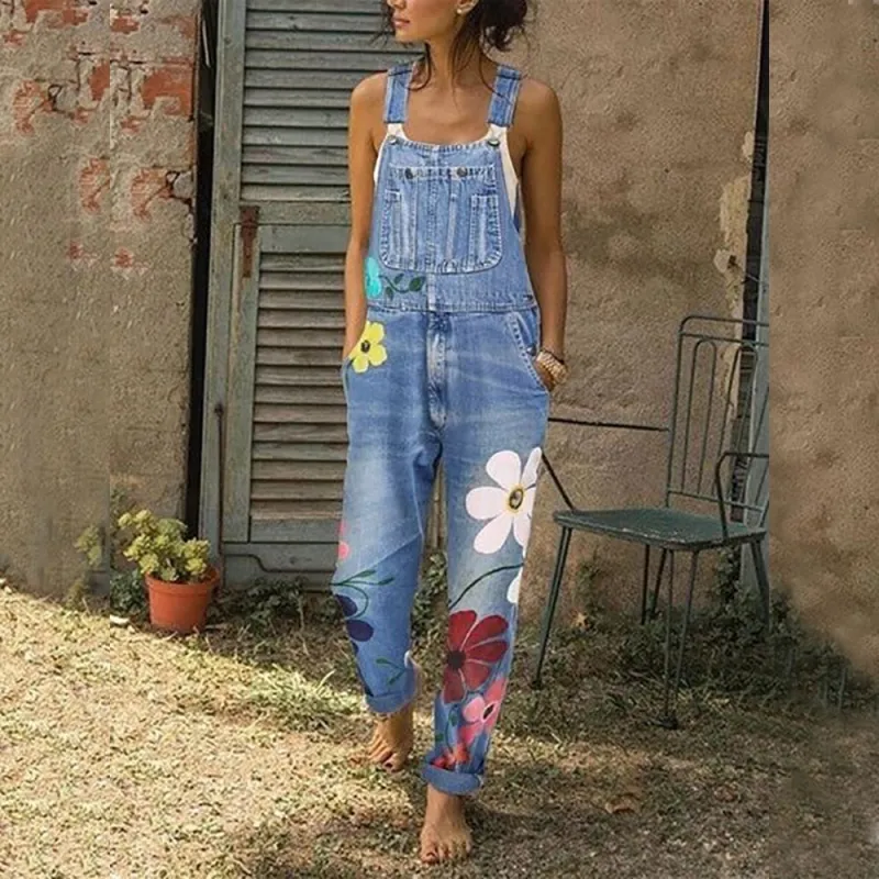 Stylish Strap Overall Denim Streetwear Harem Romper Jumpsuit  Jeans sold by Body Central