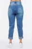 High Waist Pleated Waist Mom Jeans sold by Body Central
