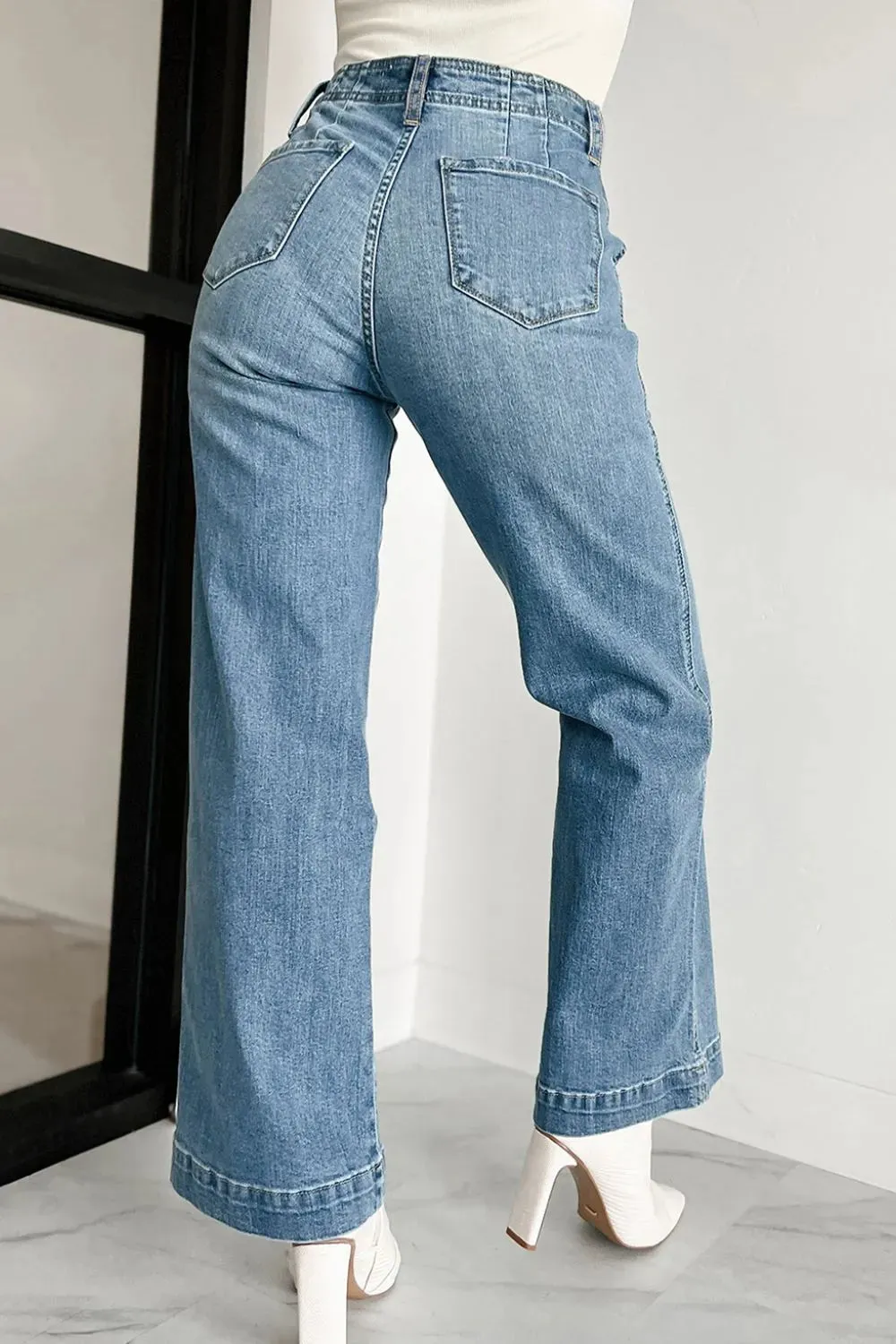 Button Fly High Waist Jeans sold by Body Central product image thumbnail 2