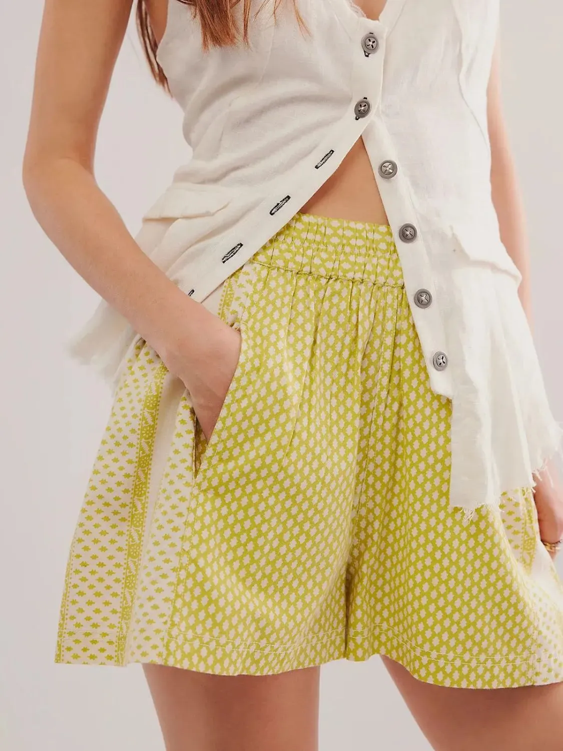 Elastic Waist Shorts sold by Body Central