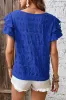 Round Neck Ruffle Sleeve Blouse sold by Body Central