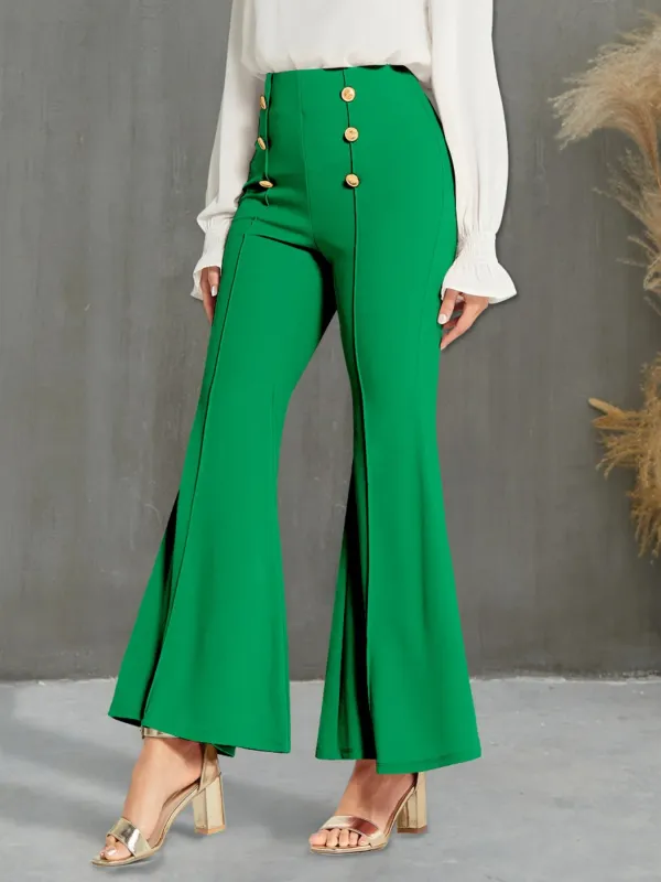 High Waisted Flare Pants sold by Body Central