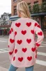 Heart Button Down Long Sleeve Cardigan sold by Body Central