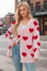 Heart Button Down Long Sleeve Cardigan sold by Body Central