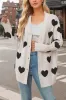 Heart Button Down Long Sleeve Cardigan sold by Body Central