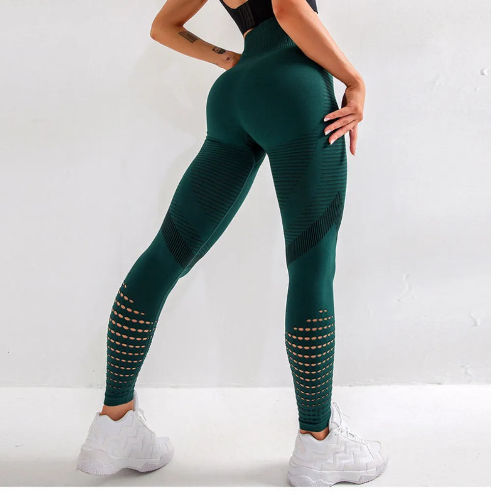 High Waist Fitness Seamless Workout Push Up Leggings sold by Body Central product image thumbnail 3