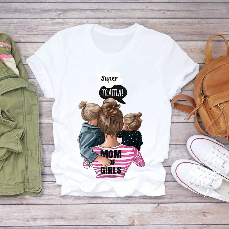 Cartoon Super Mom T-shirt sold by Body Central product image thumbnail 2