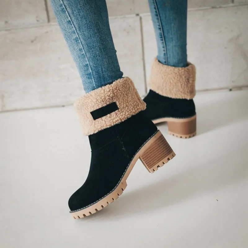 Fur Warm Wool Comfortable Boots sold by Body Central