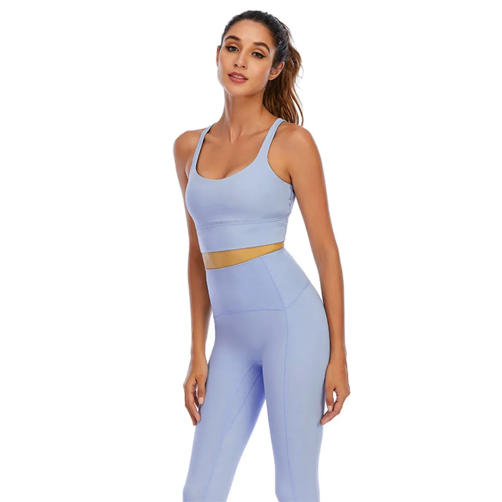 Yoga Fitness Workout High Waist Sportswear Set sold by Body Central product image thumbnail 3