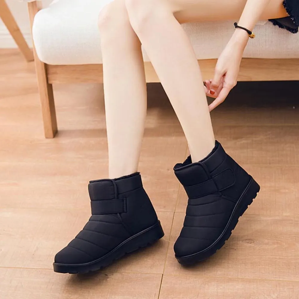 Snow Soft Waterproof Slip On Platform Ankle Boots sold by Body Central product image thumbnail 3