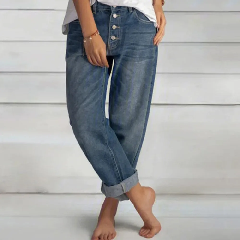 High Waist Wide Leg Jeans sold by Body Central
