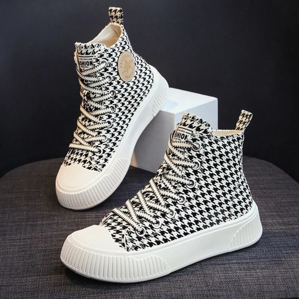 Canvas High-top Shoes sold by Body Central product image thumbnail 4